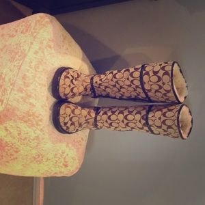 Coach warm winter boots